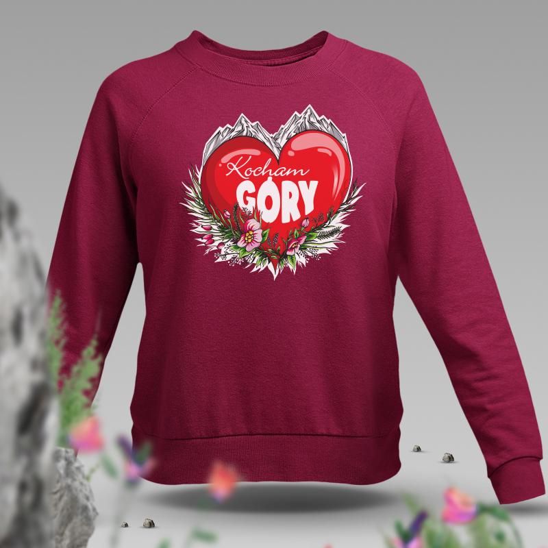 Bluza damska | KOCHAM GÓRY...