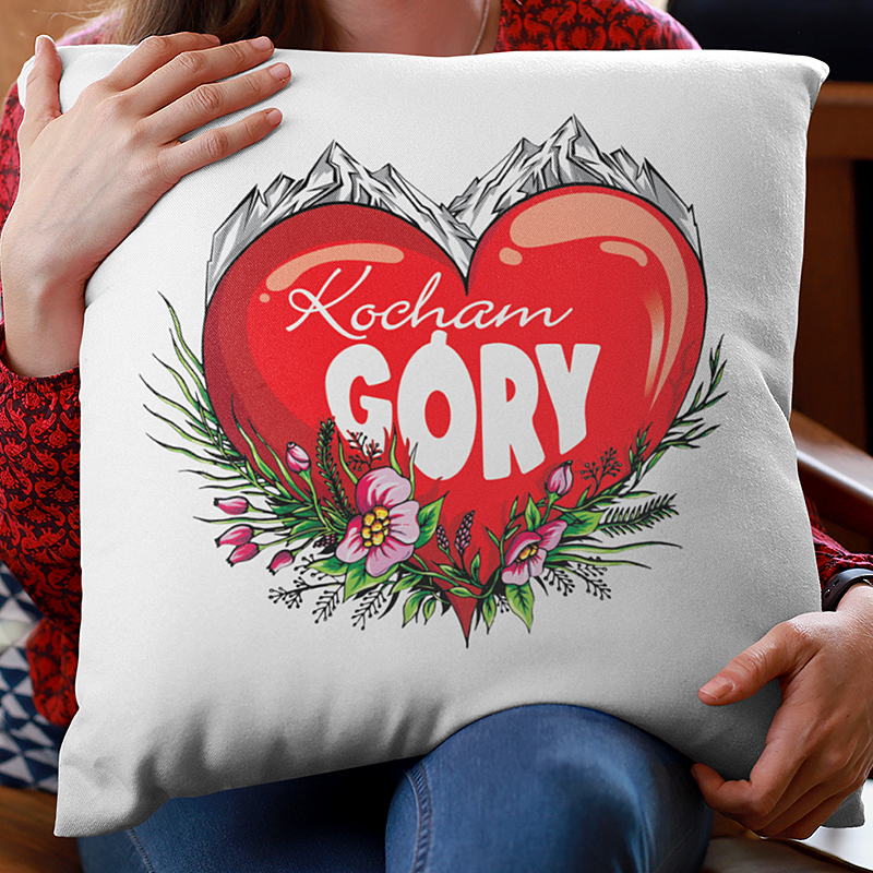 Poduszka | KOCHAM GÓRY - SERCE