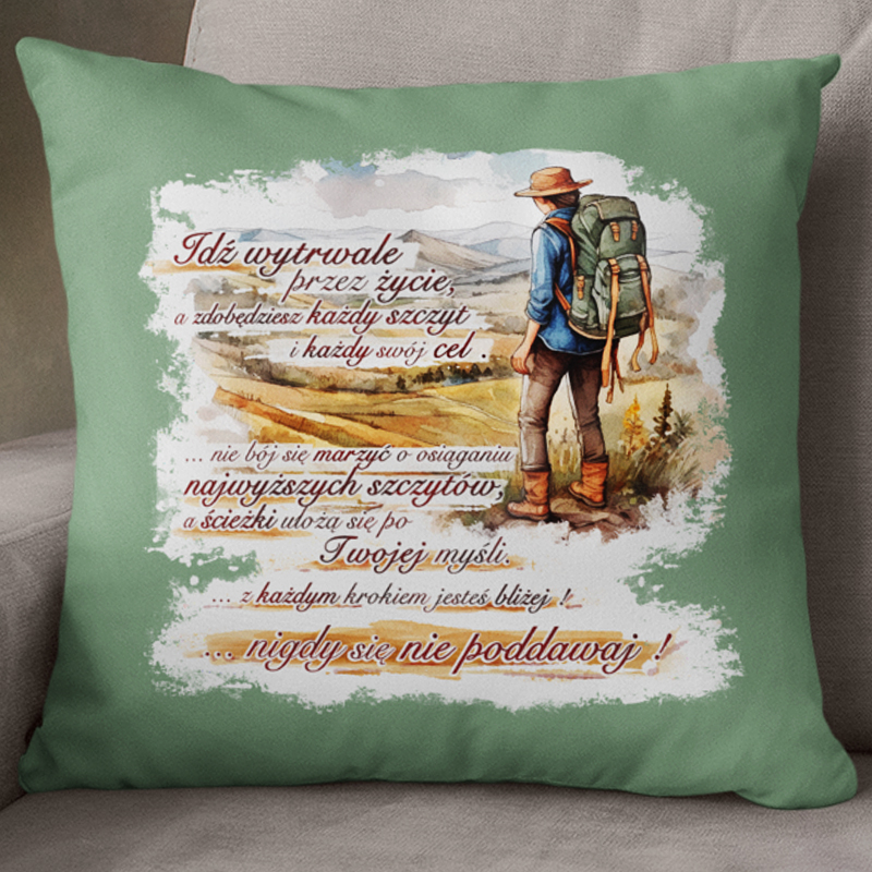 Poduszka | Idź wytrwale Akw