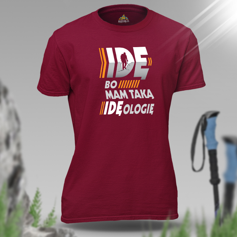 Koszulka męska | IDĘ, bo...